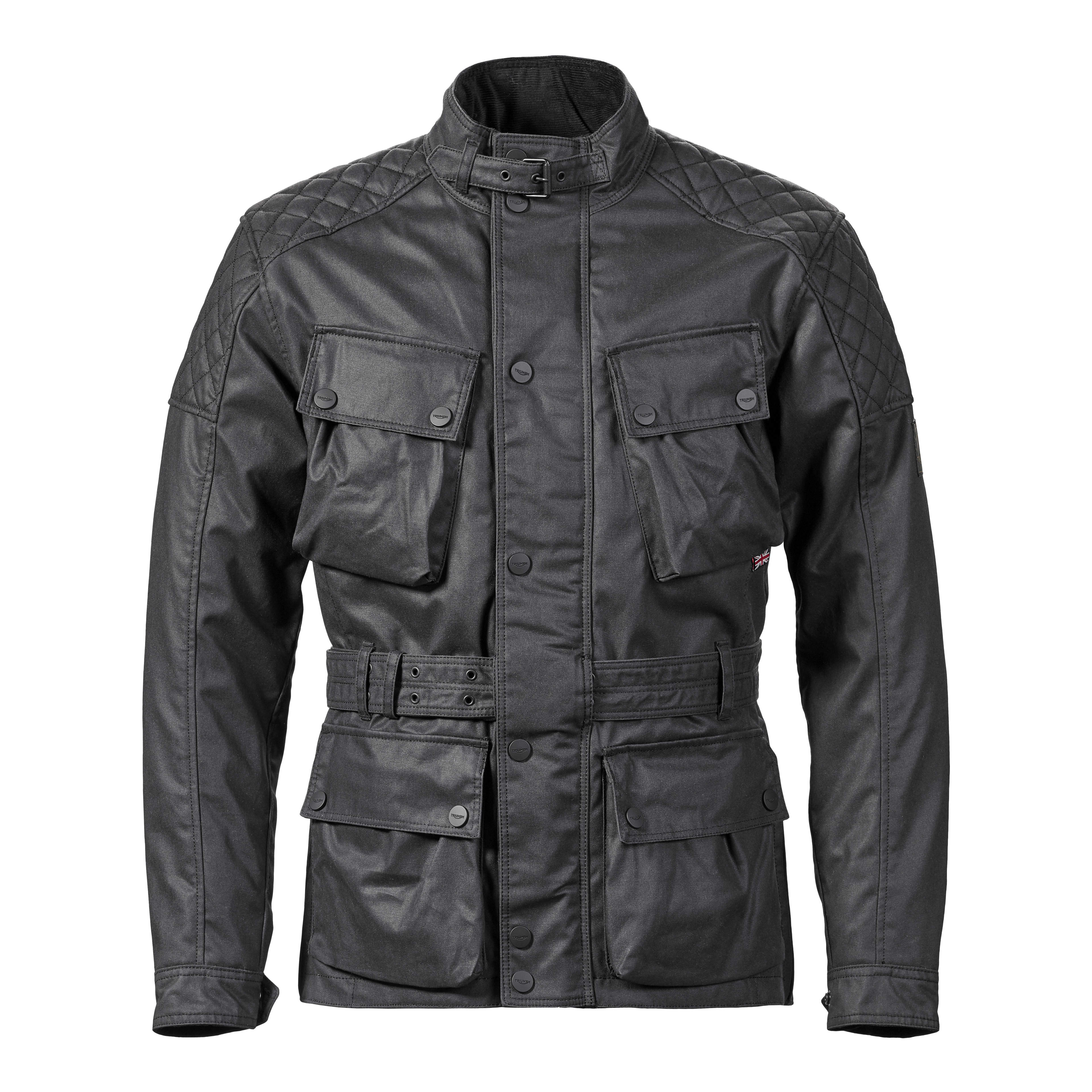 Beck Wax Cotton Black Jacket | Motorcycle Clothing